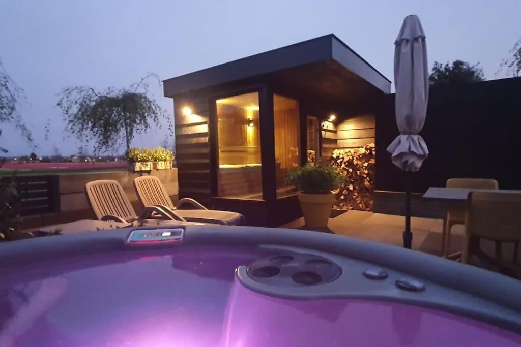 Wellness Lodge Ruigenhoek 13A - Sauna, Jacuzzi ! De Zilk Eksteriør bilde